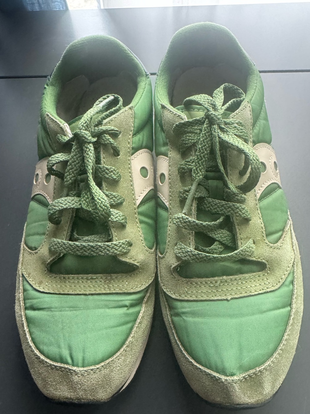 Retro Green Saucony Jazz Low-pro sneakers - men’s 8/ euro 41